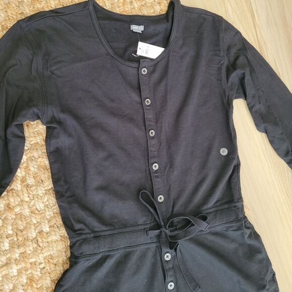 Aerie Weekend Black Jumpsuit Women's XS Whimsigoth Grunge - Picture 1 of 8